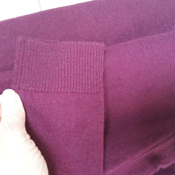 MERONA cardigan raspberry 100% wool open front XS - Picture 5 of 5